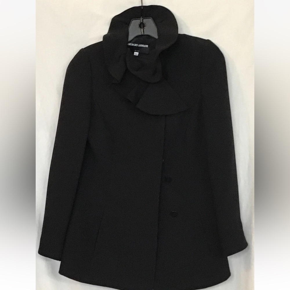 Giorgio Armani Elegant Black Women's Blazer 36